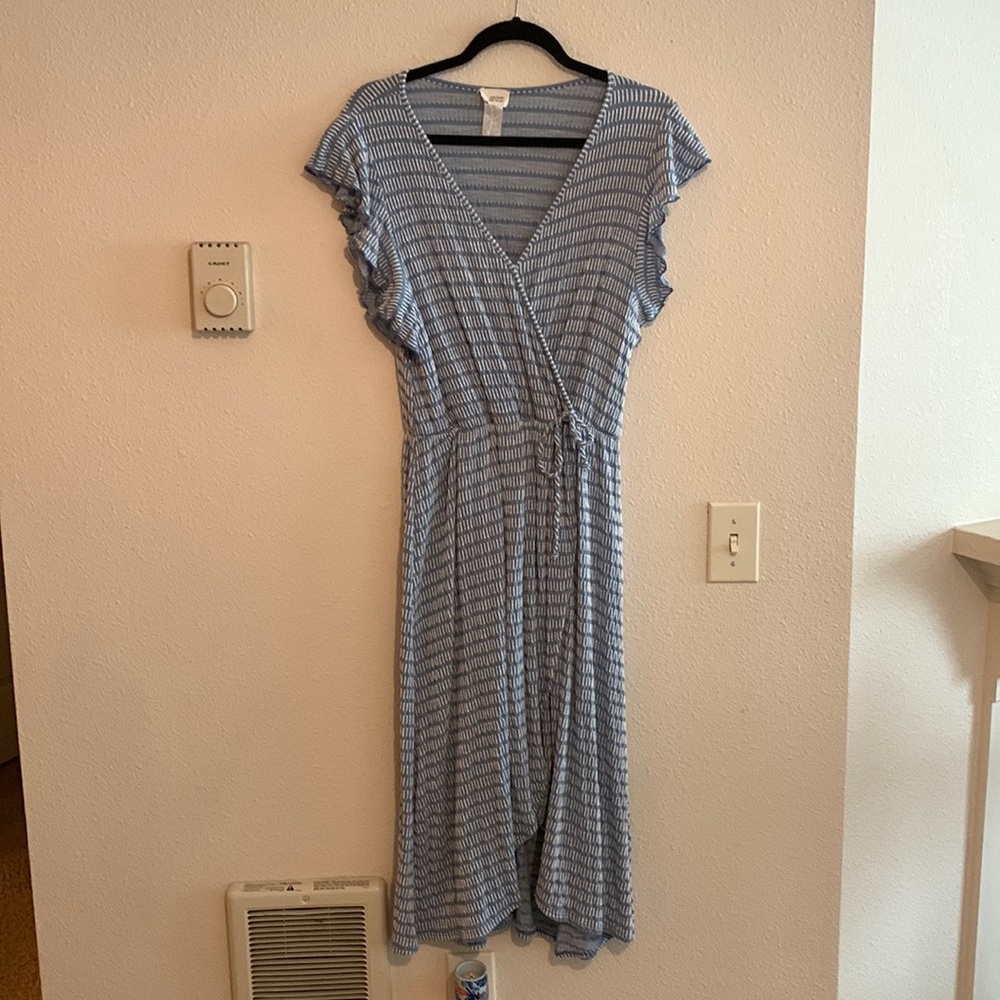 Blue Wrap Dress